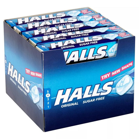 HALLS MENTHOL ORIGINAL SUGAR FREE 20x32G