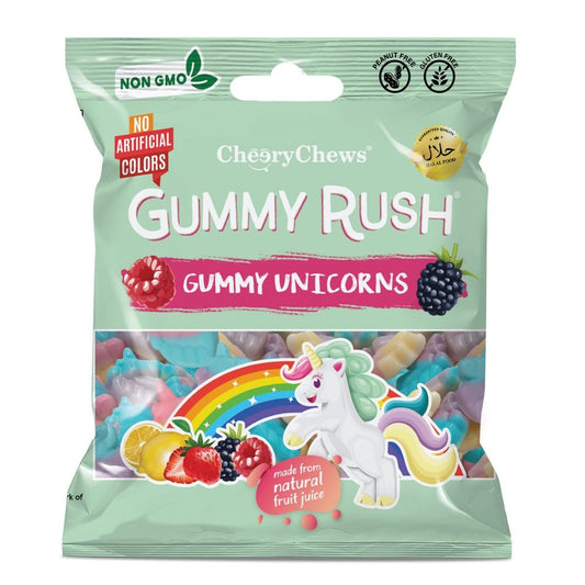 GUMMY RUSH UNICORNS 4x12x90G