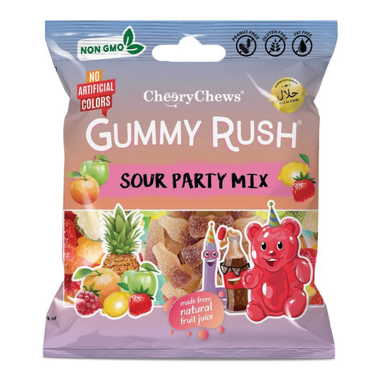 GUMMY RUSH SOUR PARTY MIX 4x12x90G