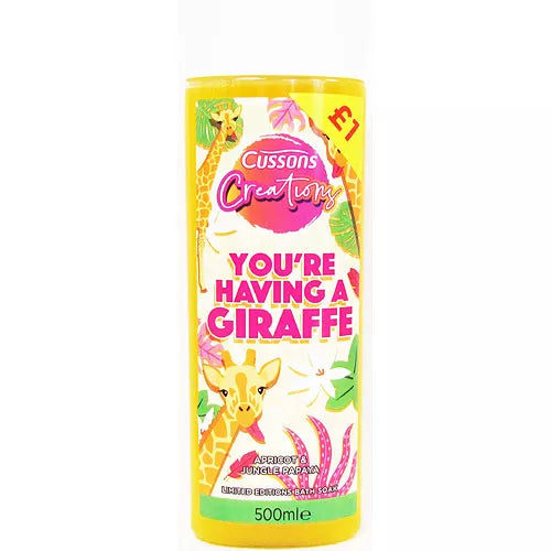 CUSSONS CREATIONS BATH GIRAFFE