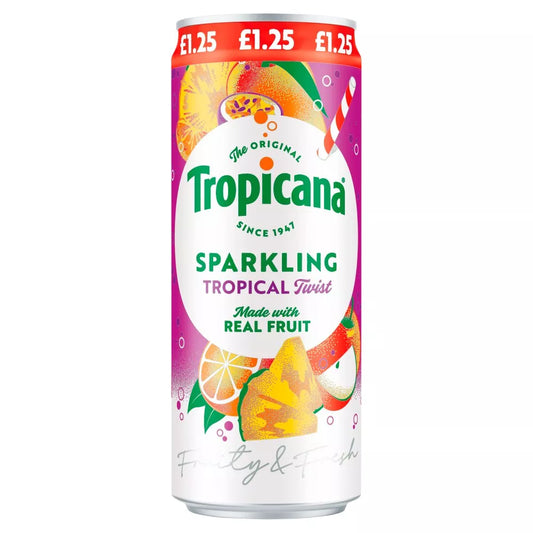 TROPICANA SPARKLING TROPICAL TWIST JUICE