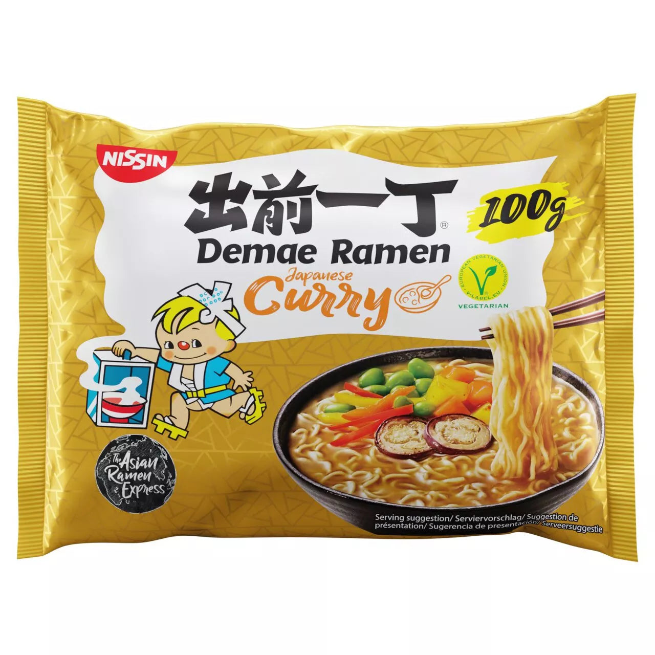 NISSIN SOBA DEMAE RAMEN JAPNESE CURRY 30x100GM