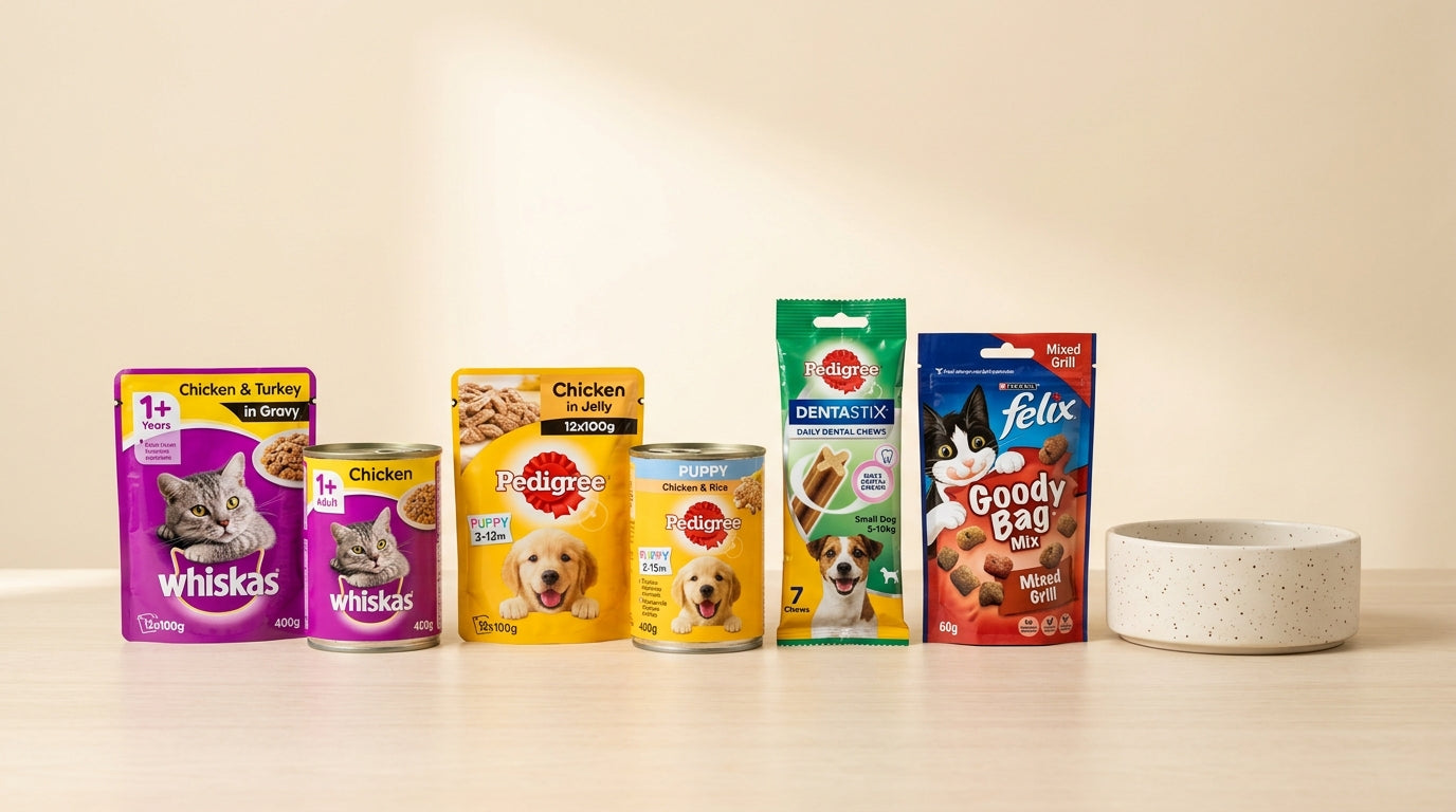 Stock up the pet cupboard