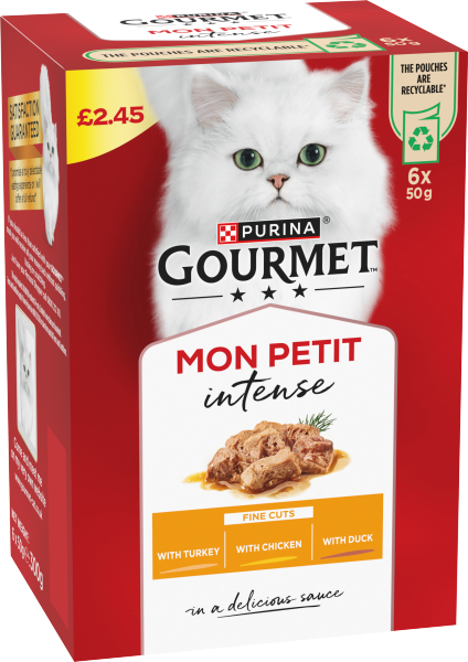 GOURMET Mon Petit Pouches PM£2.45 6PK (8 x 50g Packs)