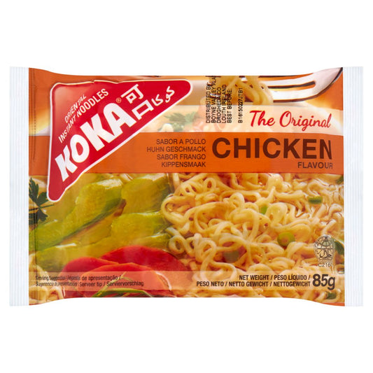 KOKA NOODLES CHICKEN 30x85GRM