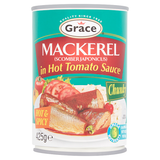 GRACE MACKEREL IN TOMATO & CHILLI 12x425G