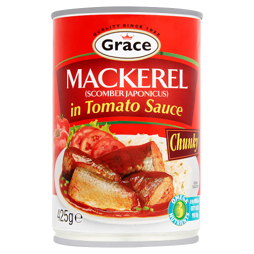 GRACE MACKEREL IN TOMATO 12x425G