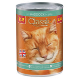 CLASSIC CAT WITH HADDOCK IN JELLY  12x400GMS