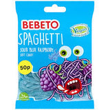 BEBETO SPAGHETTI FIZZY BLUE RASP  20x70GRM