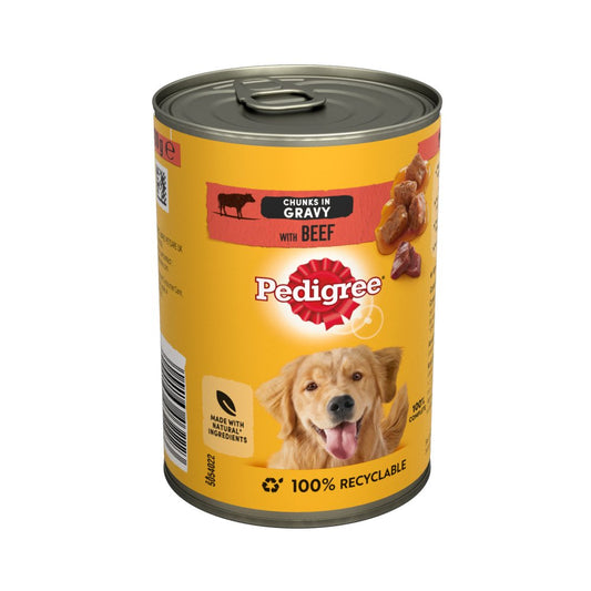 PEDIGREE Chicken in Gravy Can (12 x 400g Packs)