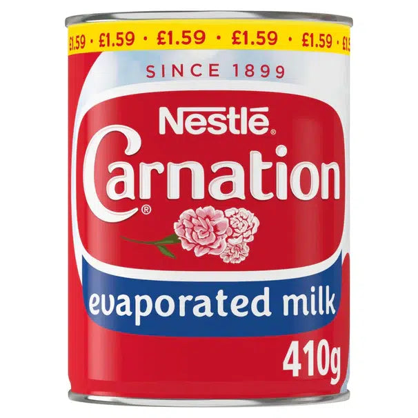 NESTLE CARNATION EVAPORATED MILK 12x410GRM