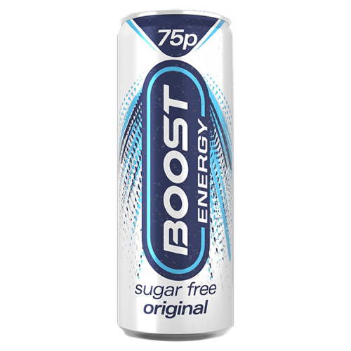 BOOST ENERGY DRINK CAN SUGAR FREE