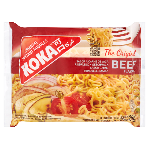 KOKA NOODLES BEEF 30x85GRM