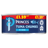 PRINCES TUNA CHUNKS IN BRINE  12x145GRM