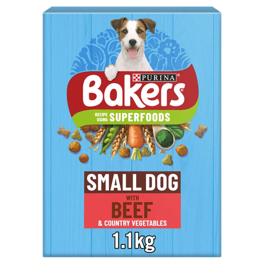 BAKERS SMALL DOG BEEF&VEG 5x1KG