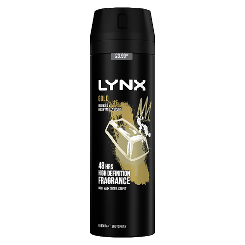 LYNX BODYSPRAY GOLD