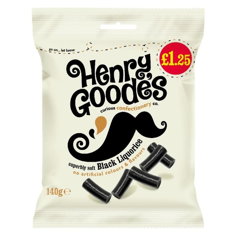 HENRI GOODES SOFT LIQUORICE  12x140GRM