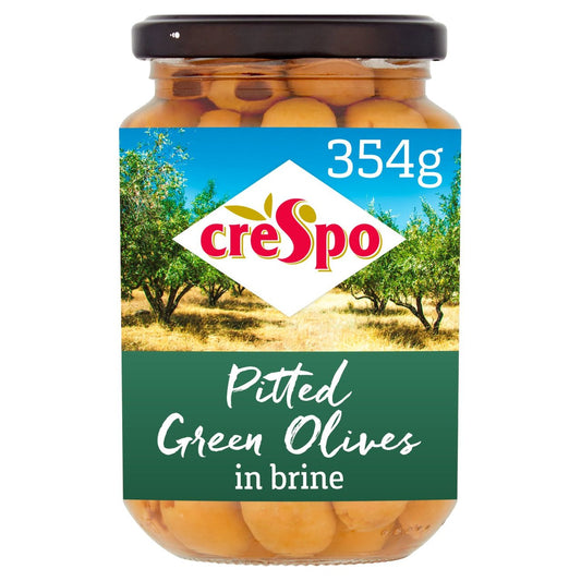 CYPRUS PITTED GREEN OLIVES 6x340G