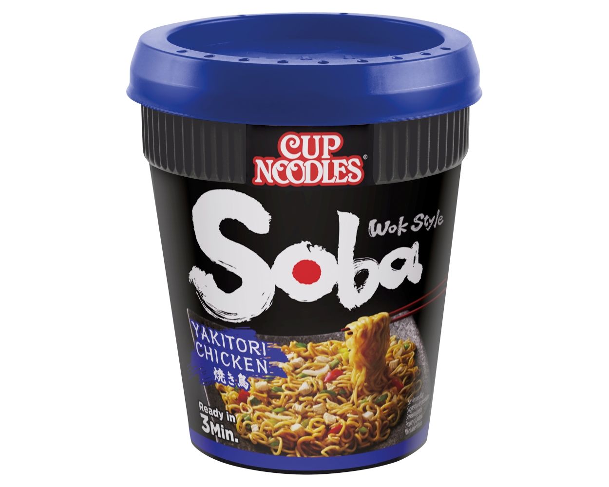 NISSIN SOBA NOODLES YAKITORI 8x89GRM