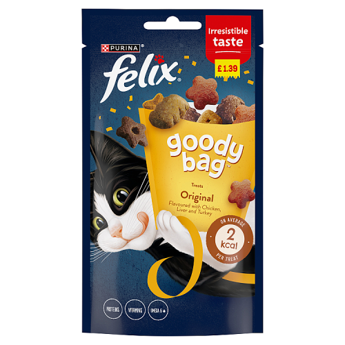 FELIX GOODY BAG TREAT ORIGINAL MIX  8x60G