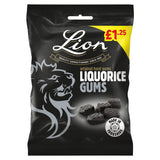 LION BAGS LIQUORICE GUMS  12x130G