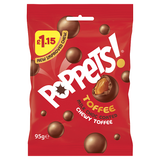 POPPETS MILK CHOCO TOFFEEBAG  10x95G