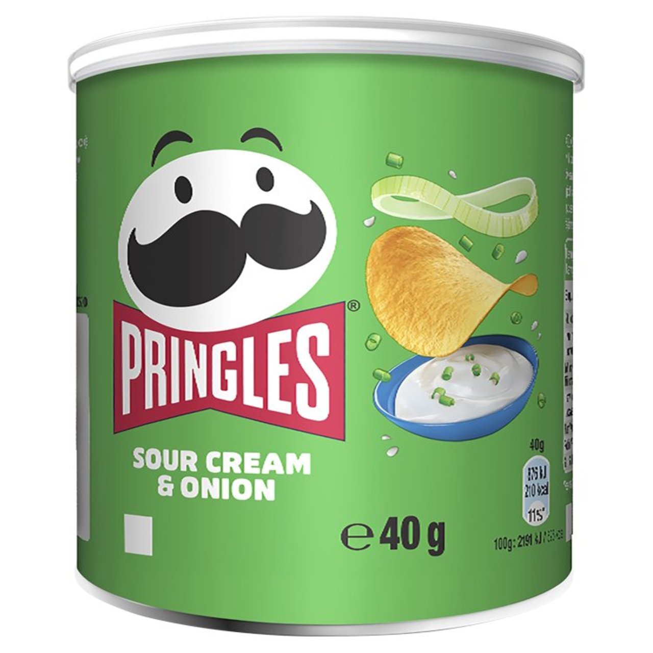 PRINGLES SOUR CREAM&ONION 12x40GRM