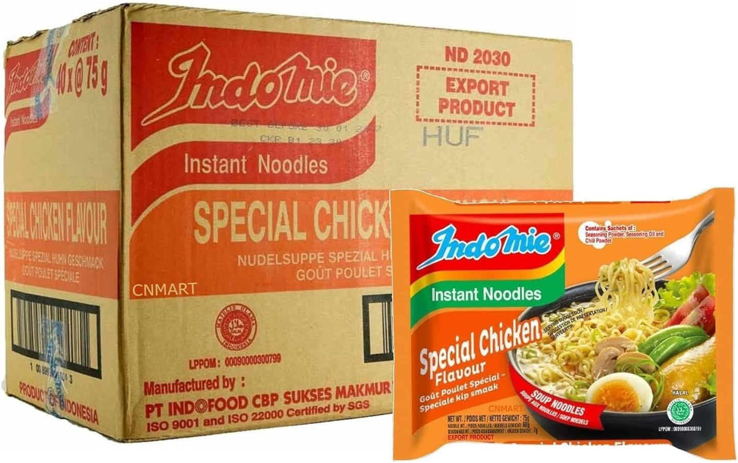 INDOMIE SPECIAL CHICKEN NOODLES 40x75G