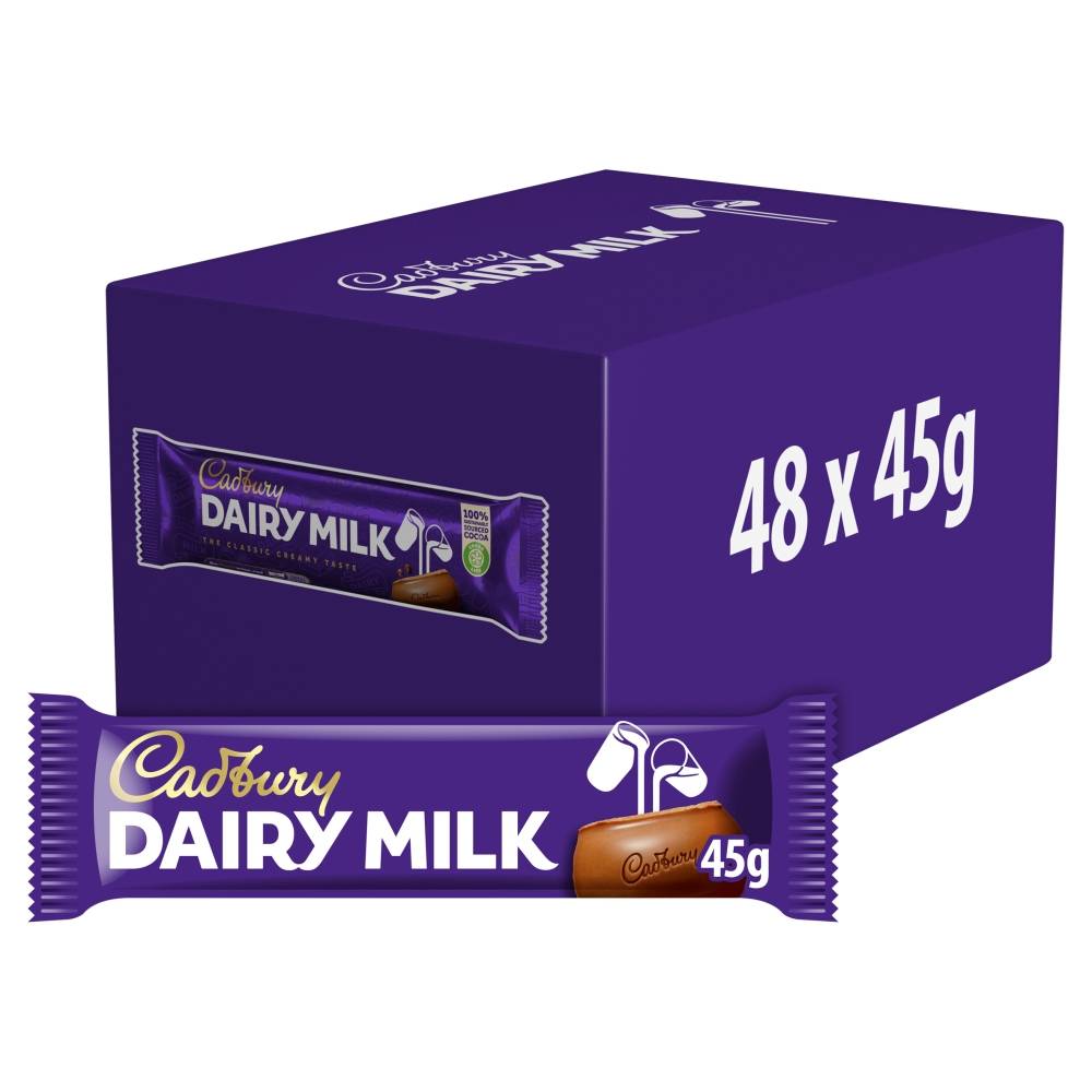 CADBURY DAIRY MILK BAR 48x45GRM