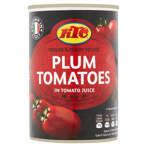 KTC ITALIAN PLUM PEELED TOMATO 12x400G