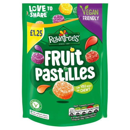 ROWNTREES FRUIT PASTILLES 10x120G