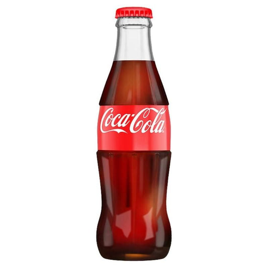 COCA COLA GLASS BOTTLE