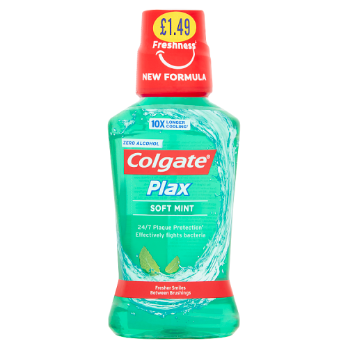 COLGATE MOUTH WASH PLAX SOFT MINT