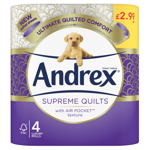 ANDREX SUPREME / ULTIMATE QUILTS T/TISSUE (6x4ROLL)