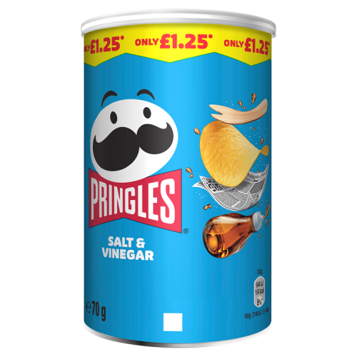 PRINGLES SALT & VINEGAR 12x70G