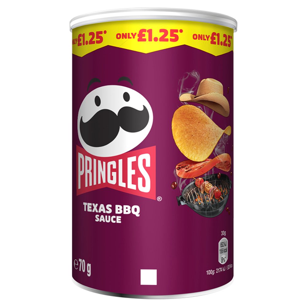PRINGLES TEXAS BBQ SAUCE  12x70G