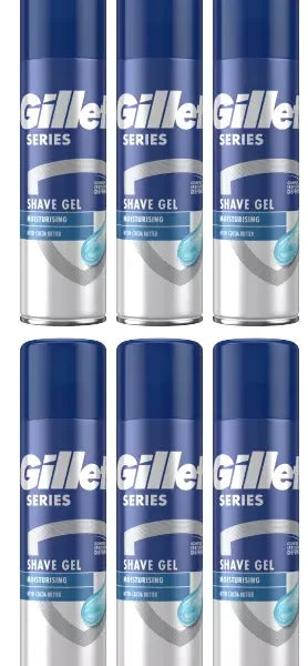 GILLETTE SERIES SHAVE GEL MOISTURISING