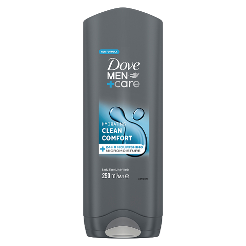 DOVE MEN 2 in 1 CLEAN COMFORT SHOWER GEL