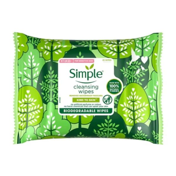 SIMPLE FACE CLEANSING WIPES BIO