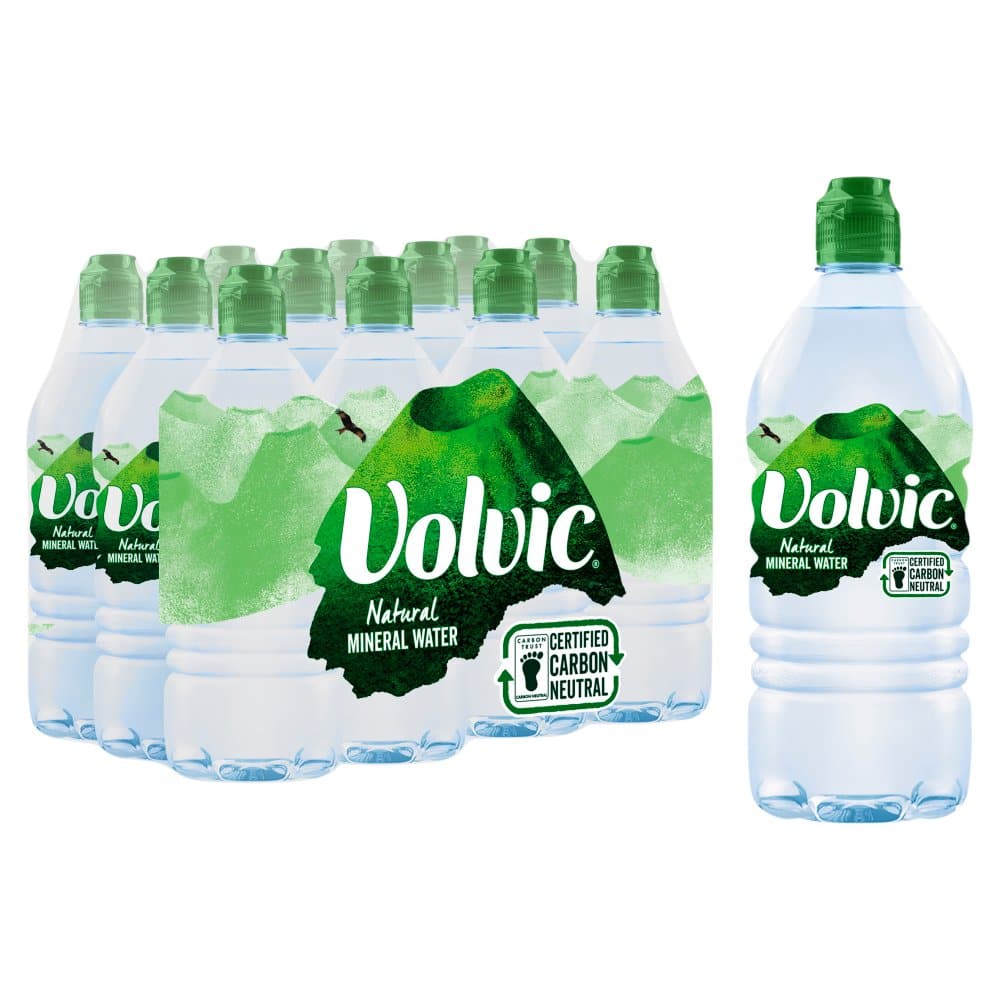 VOLVIC NATURAL MINERAL WATER 12x1LTR