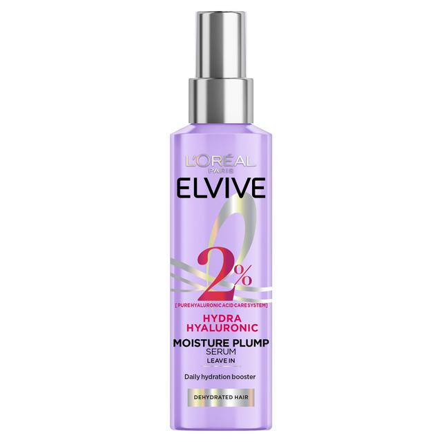 L'Oreal Elvive Hydra Hyaluronic 2% Hair Serum with Hyaluronic Acid for Dry Hair