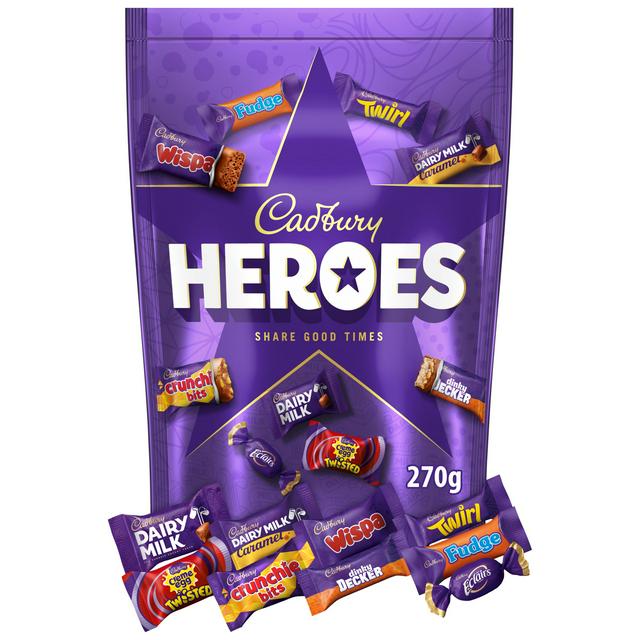 Cadbury Heroes 270g Chocolate Pouch
