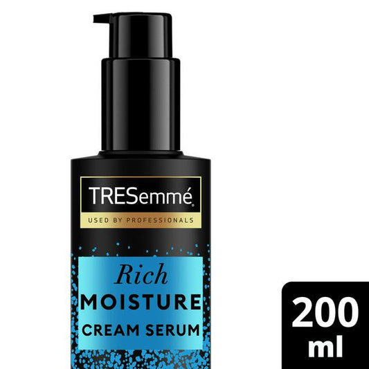 TRESemmé Rich Moisture Leave In Cream Hair Serum for Hydrating Dry Dehydrated Hair 200ml