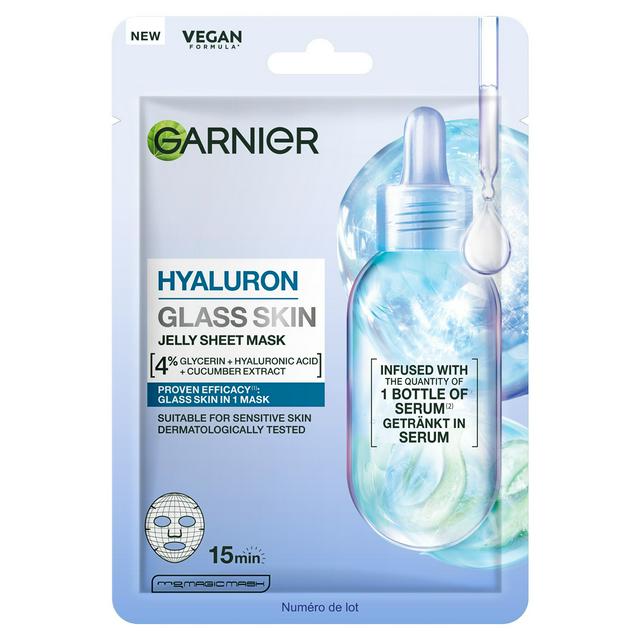 Garnier Hyaluron Glass Skin Jelly Sheet Mask
