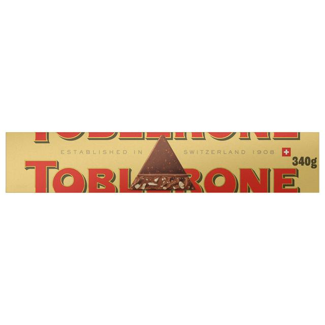 Toblerone Milk Chocolate with Honey & Almond Nougat Gifting Bar 340g