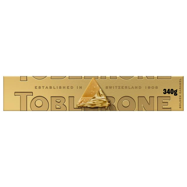 Toblerone Golden Caramel with Honey & Almond Nougat Bar 360g