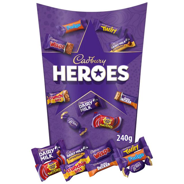Cadbury Heroes 240g Chocolate Assortment Carton