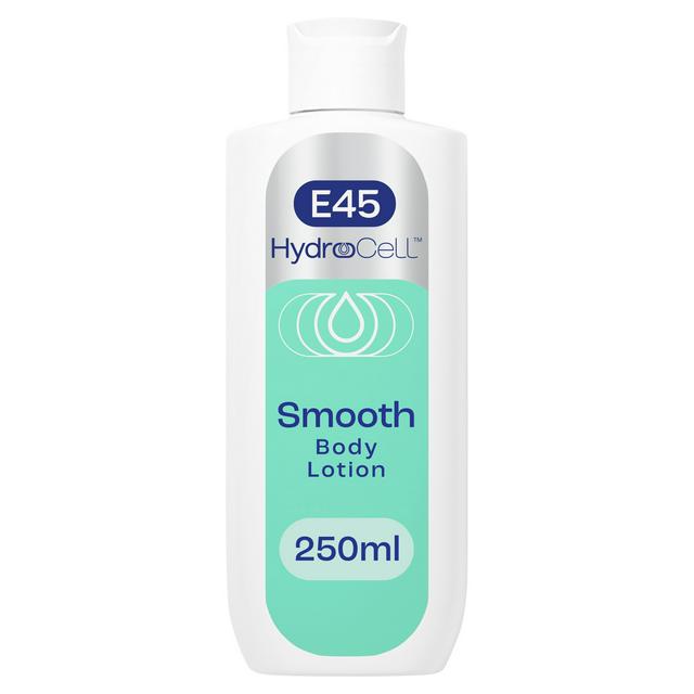 E45 HydroCell 250ml Smooth Hydrating Body Lotion with Salicylic Acid BHA + PHA