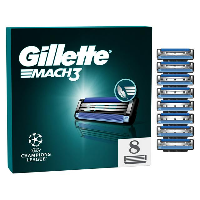 Gillette Mach 3 Razor Blades x8