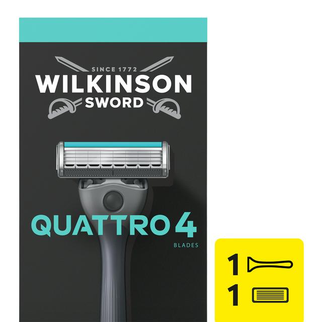 Wilkinson Sword Quattro Mens Razor Pack